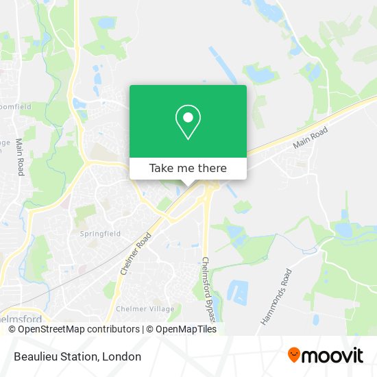 Beaulieu Station map