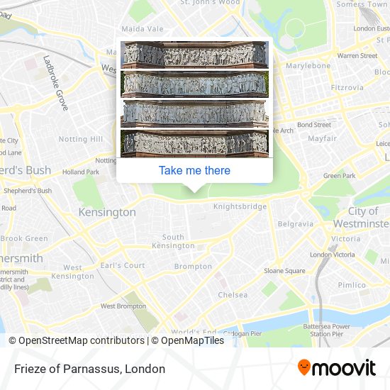 Frieze of Parnassus map