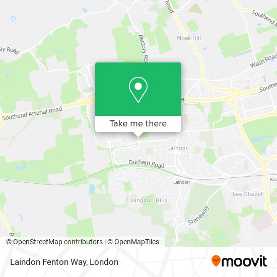 Laindon Fenton Way map