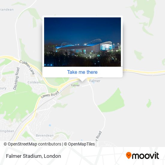 Falmer Stadium map