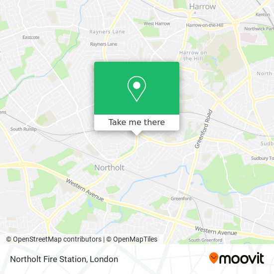 Northolt Fire Station map