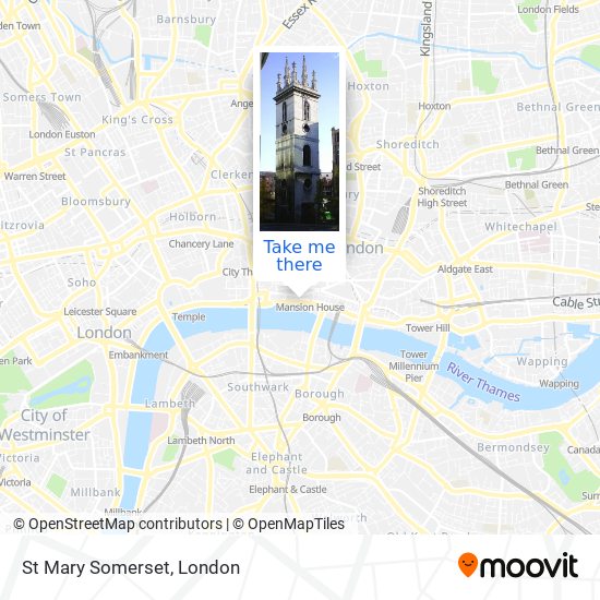 St Mary Somerset map