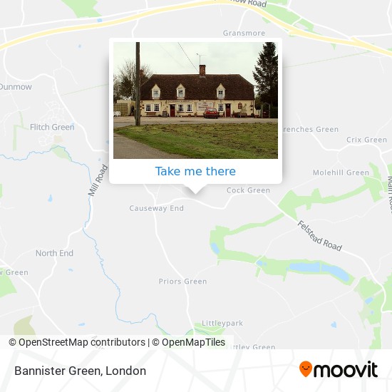 Bannister Green map