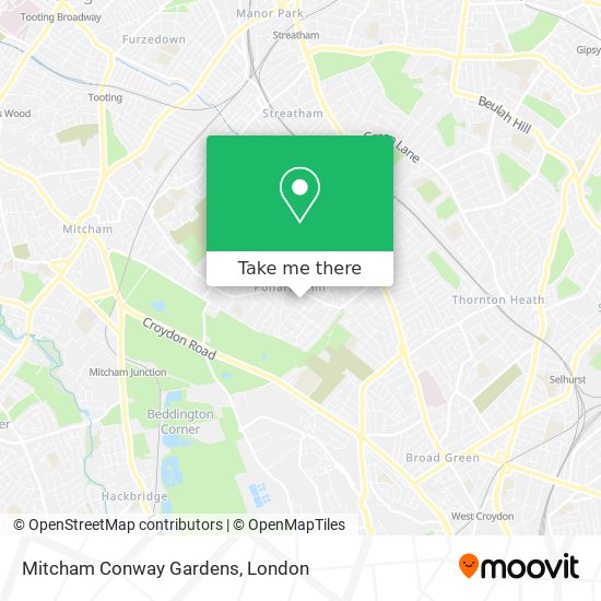 Mitcham Conway Gardens map