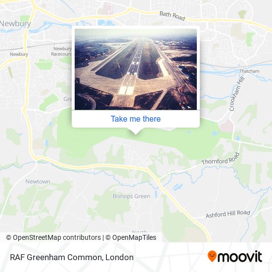 RAF Greenham Common map