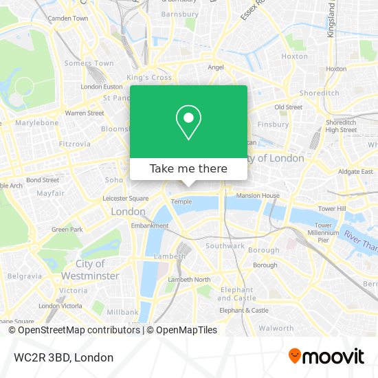 WC2R 3BD map