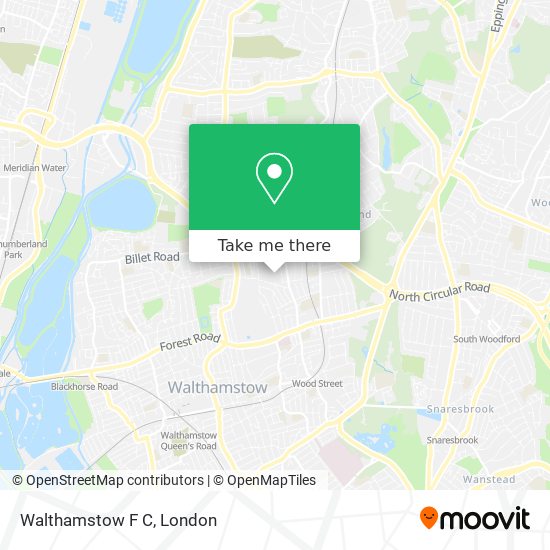 Walthamstow F C map
