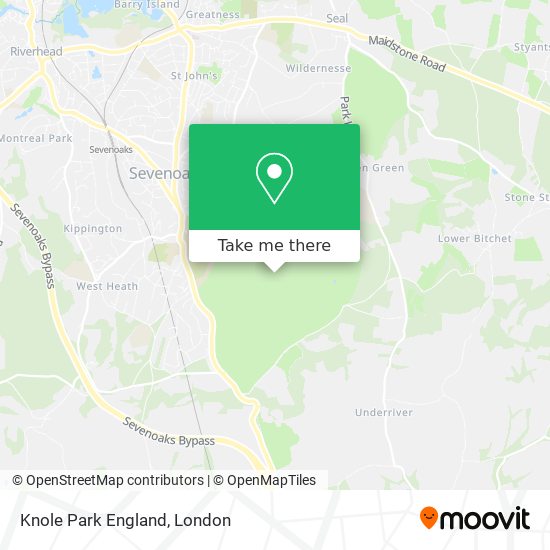 Knole Park England map
