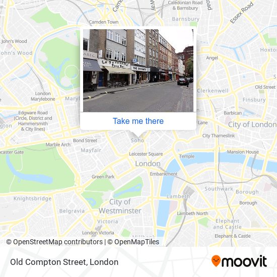 Old Compton Street map