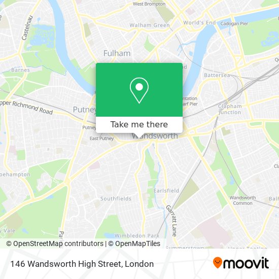 146 Wandsworth High Street map