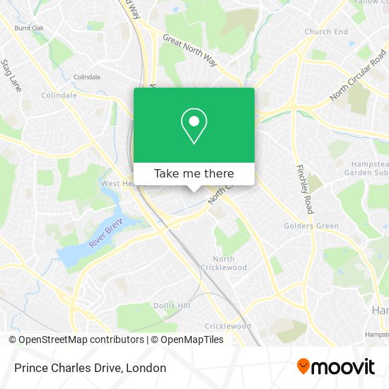 Prince Charles Drive map