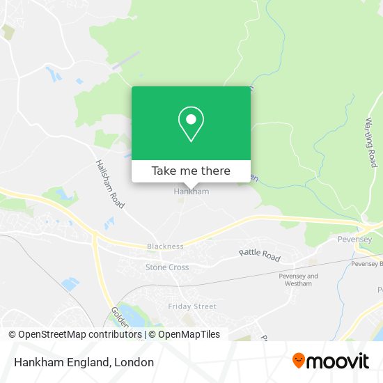 Hankham England map