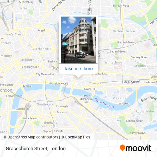 Gracechurch Street map