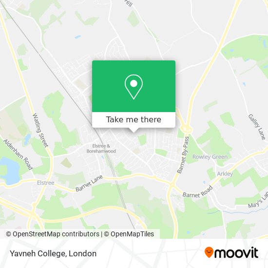 Yavneh College map