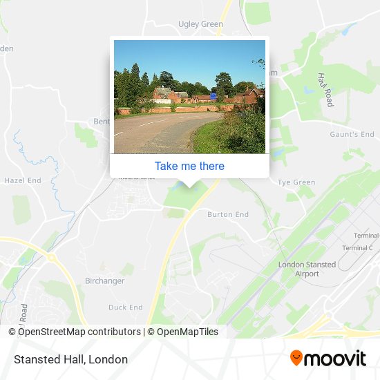 Stansted Hall map