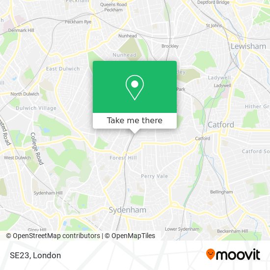 SE23 map