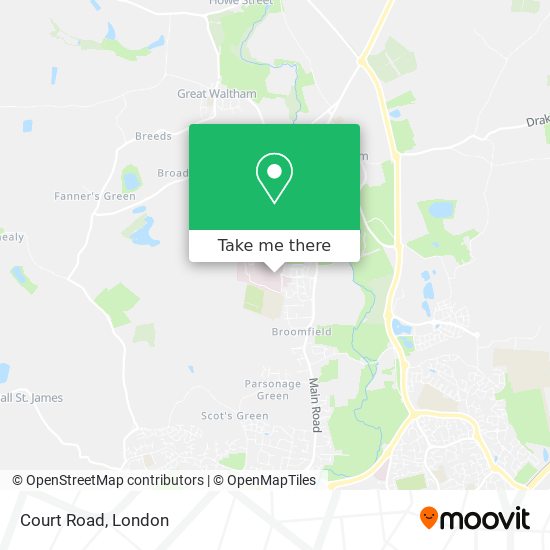 Court Road map