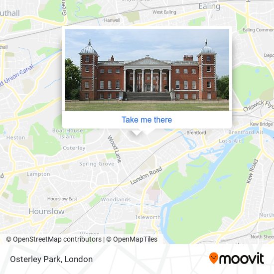Osterley Park map