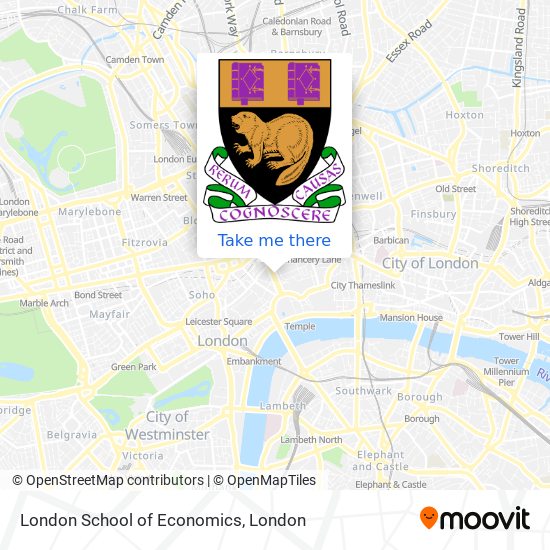 London School of Economics map