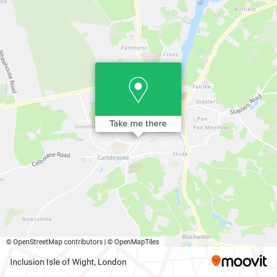 Inclusion Isle of Wight map