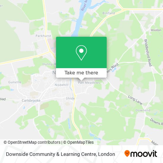Downside Community & Learning Centre map