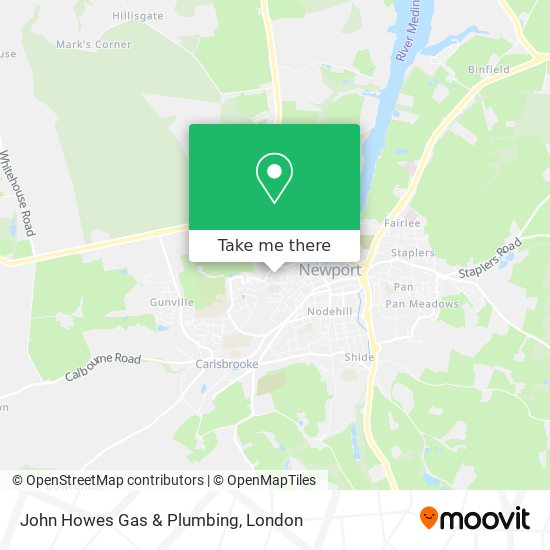 John Howes Gas & Plumbing map