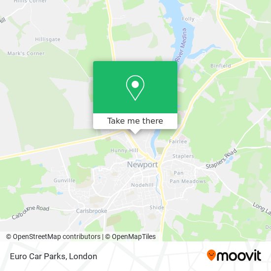 Euro Car Parks map