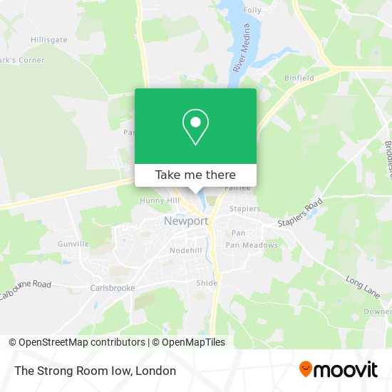 The Strong Room Iow map