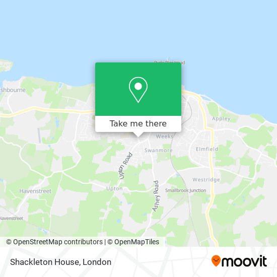 Shackleton House map
