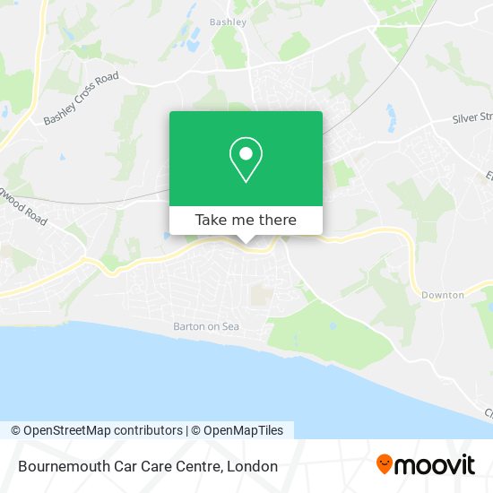 Bournemouth Car Care Centre map