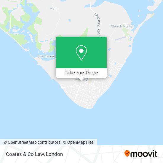 Coates & Co Law map