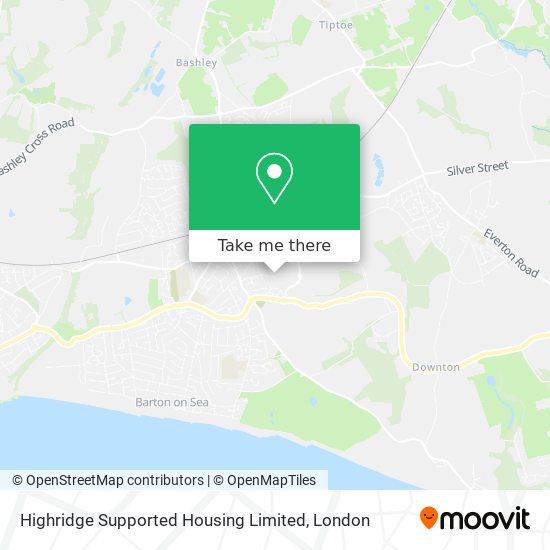 Highridge Supported Housing Limited map