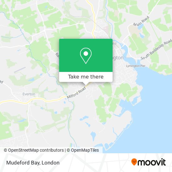 Mudeford Bay map