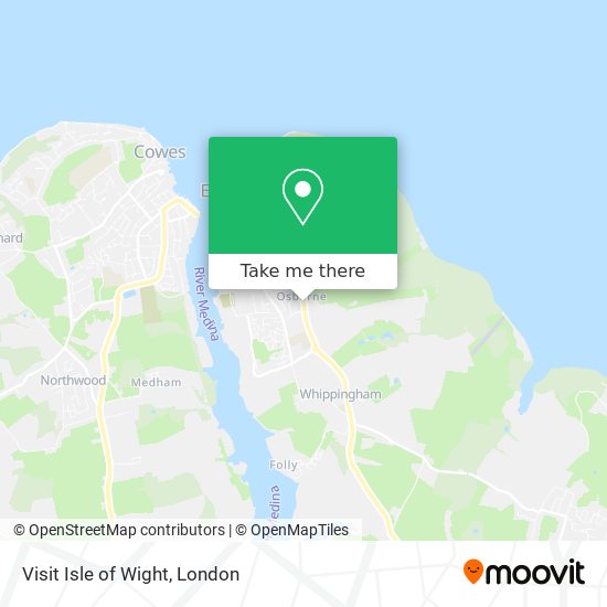 Visit Isle of Wight map