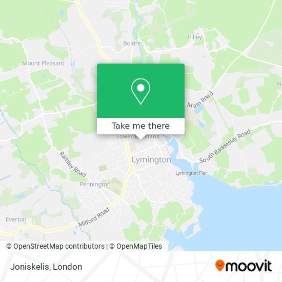 Joniskelis map