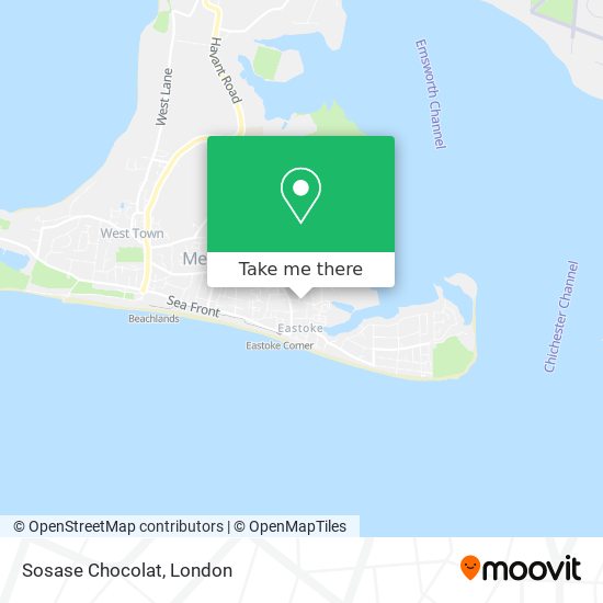 Sosase Chocolat map