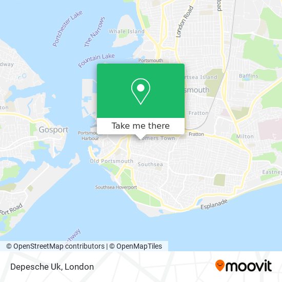 Depesche Uk map