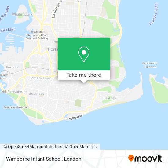 Wimborne Infant School map