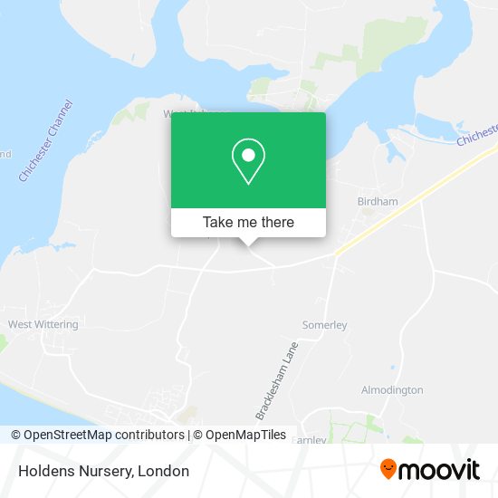 Holdens Nursery map