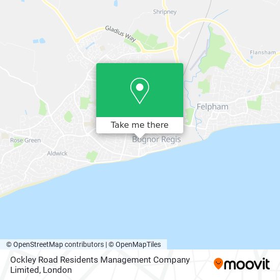 Ockley Road Residents Management Company Limited map