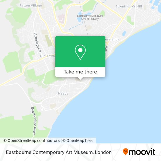 Eastbourne Contemporary Art Museum map