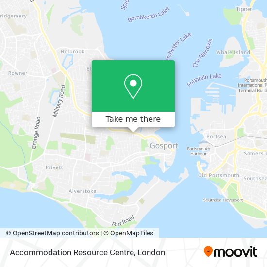 Accommodation Resource Centre map