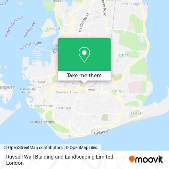 Russell Wall Building and Landscaping Limited map