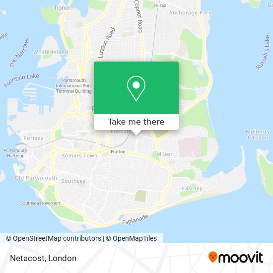 Netacost map