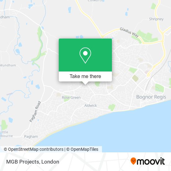MGB Projects map