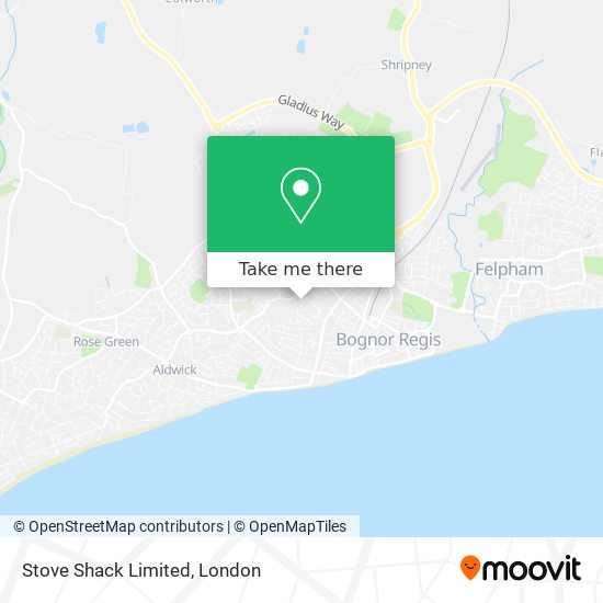 Stove Shack Limited map