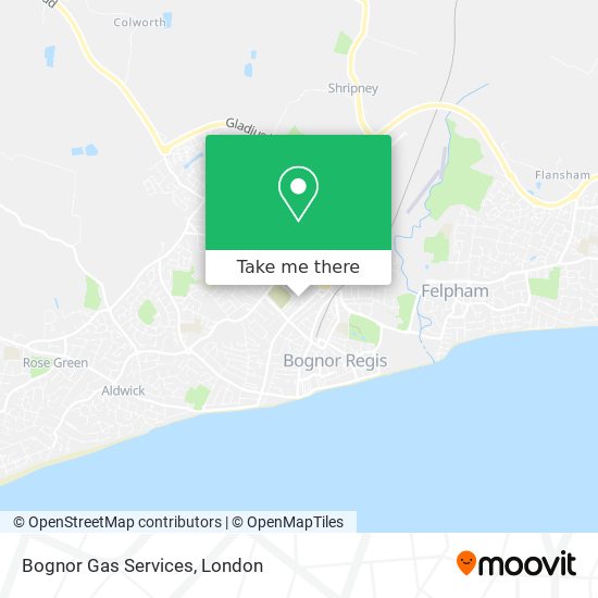 Bognor Gas Services map