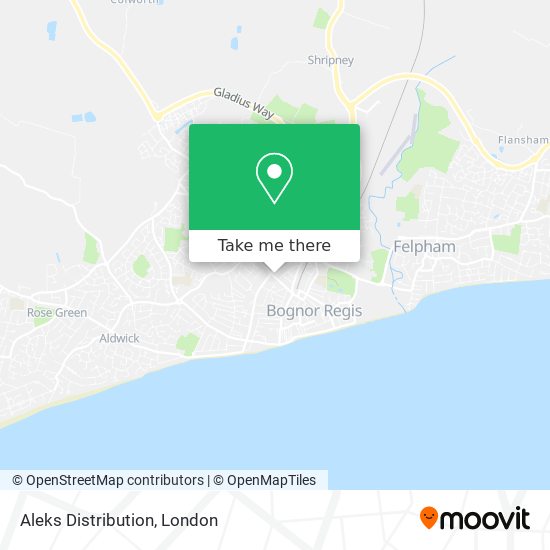 Aleks Distribution map