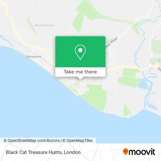 Black Cat Treasure Hunts map