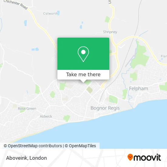 Aboveink map